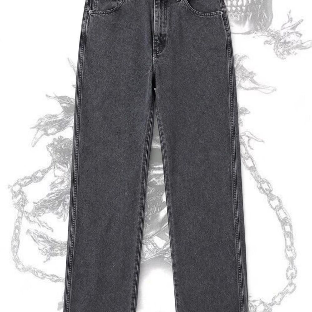 Unbranded Women's Black and Grey Jeans